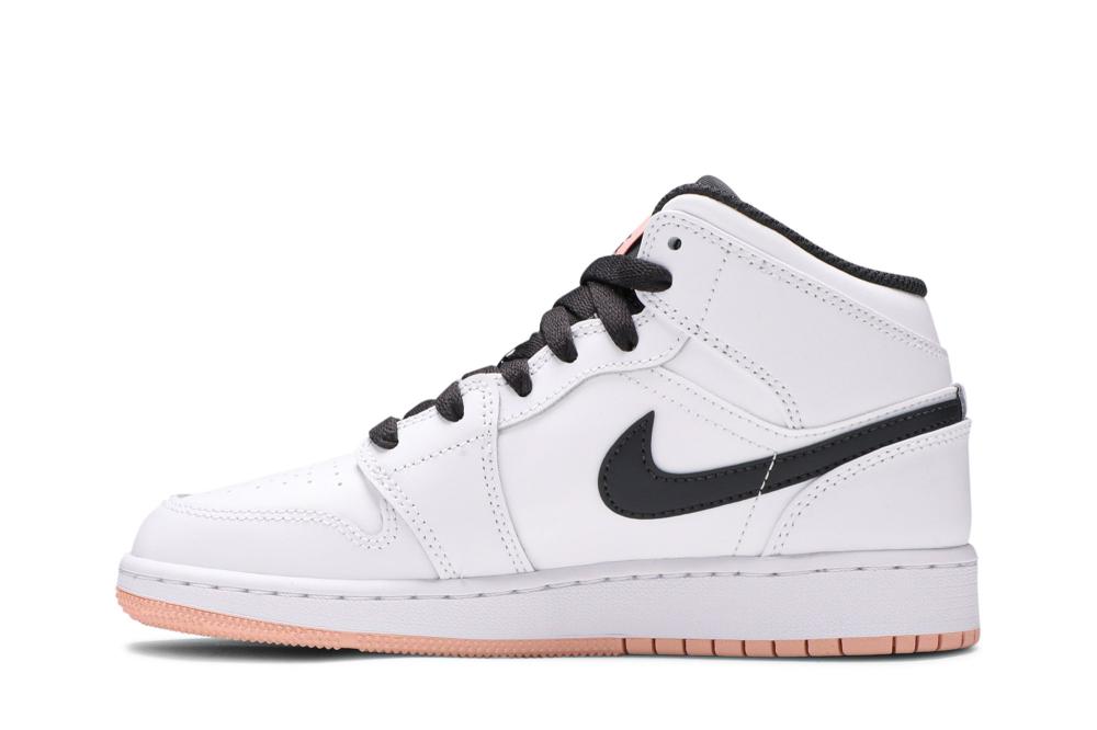 Air Jordan 1 Mid GS 'White Arctic Orange'