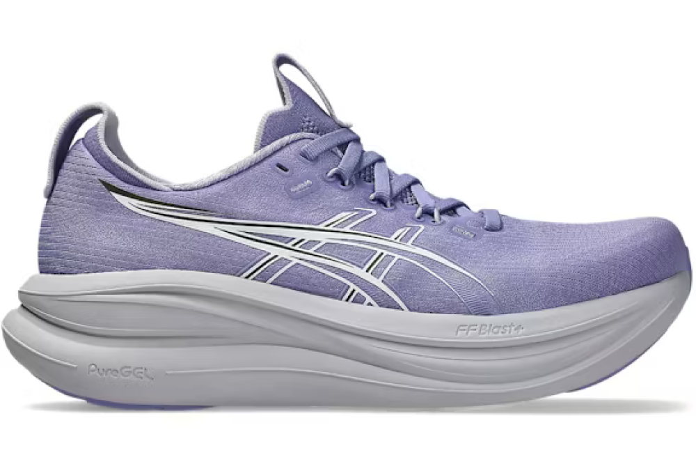 Gel-Nimbus 28 Bluebell White (Women's)
