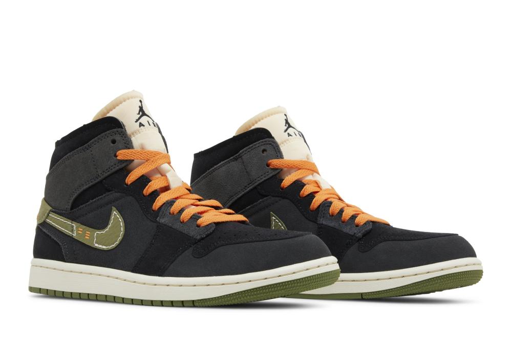 Air Jordan 1 Mid SE Craft 'Anthracite Light Olive'