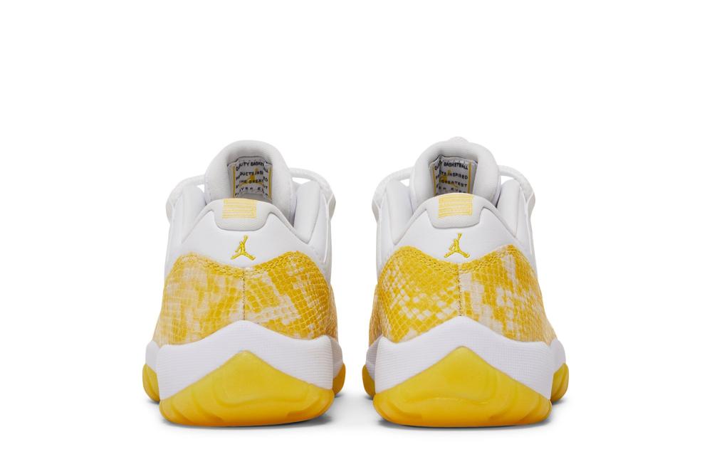 Wmns Air Jordan 11 Low 'Yellow Snakeskin'
