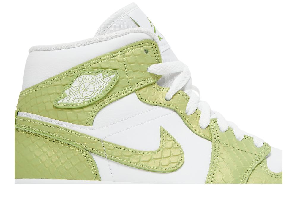 Wmns Air Jordan 1 Mid SE 'Green Python'