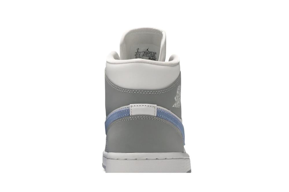 Wmns Air Jordan 1 Mid 'Wolf Grey Aluminum'