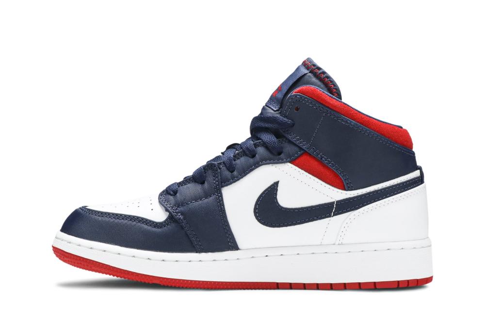 Air Jordan 1 Mid GS 'USA Olympic'