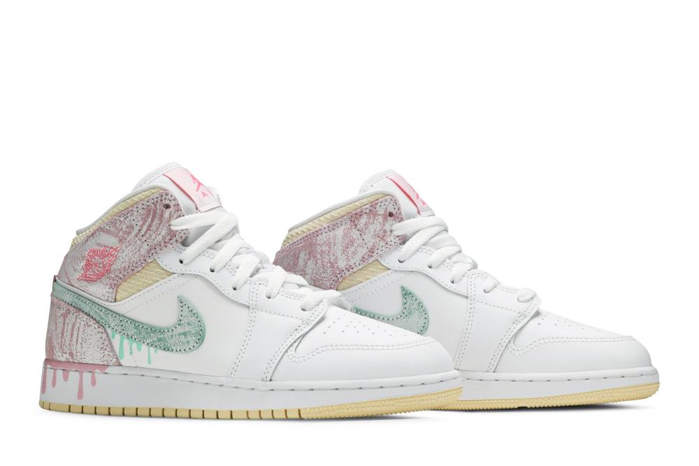 Air Jordan 1 Mid SE GS 'Ice Cream'