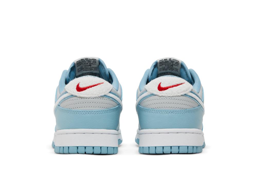 Dunk Low 'Fleece Swoosh - Light Blue'