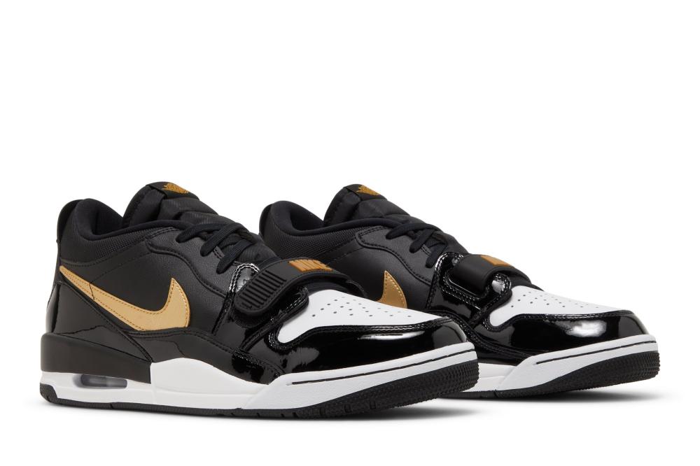 Jordan Legacy 312 Low 'Black Metallic Gold'
