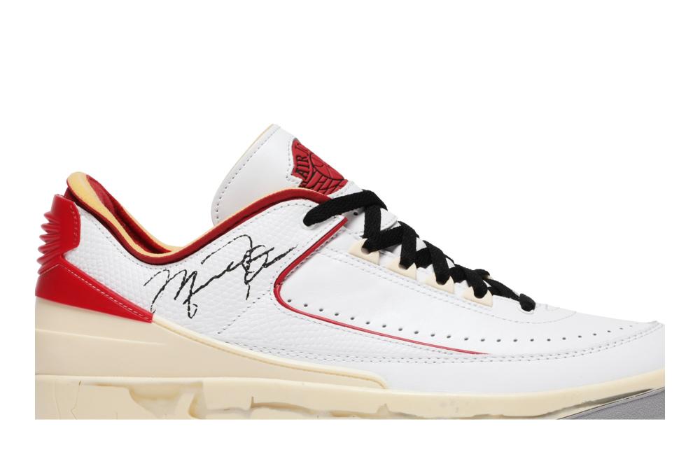 Off-White x Air Jordan 2 Retro Low SP 'White Varsity Red'