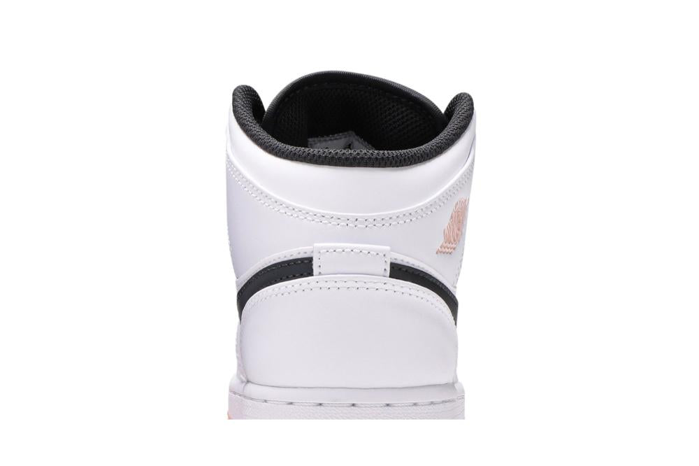 Air Jordan 1 Mid GS 'White Arctic Orange'