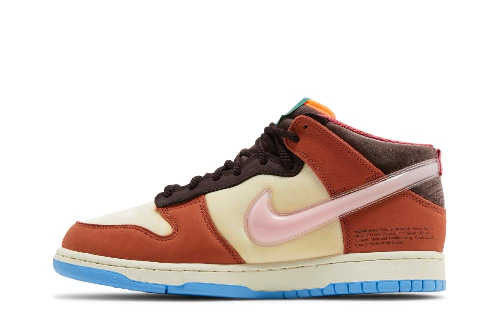 Social Status x Dunk Mid 'Chocolate Milk'