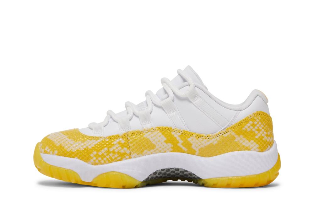 Wmns Air Jordan 11 Low 'Yellow Snakeskin'