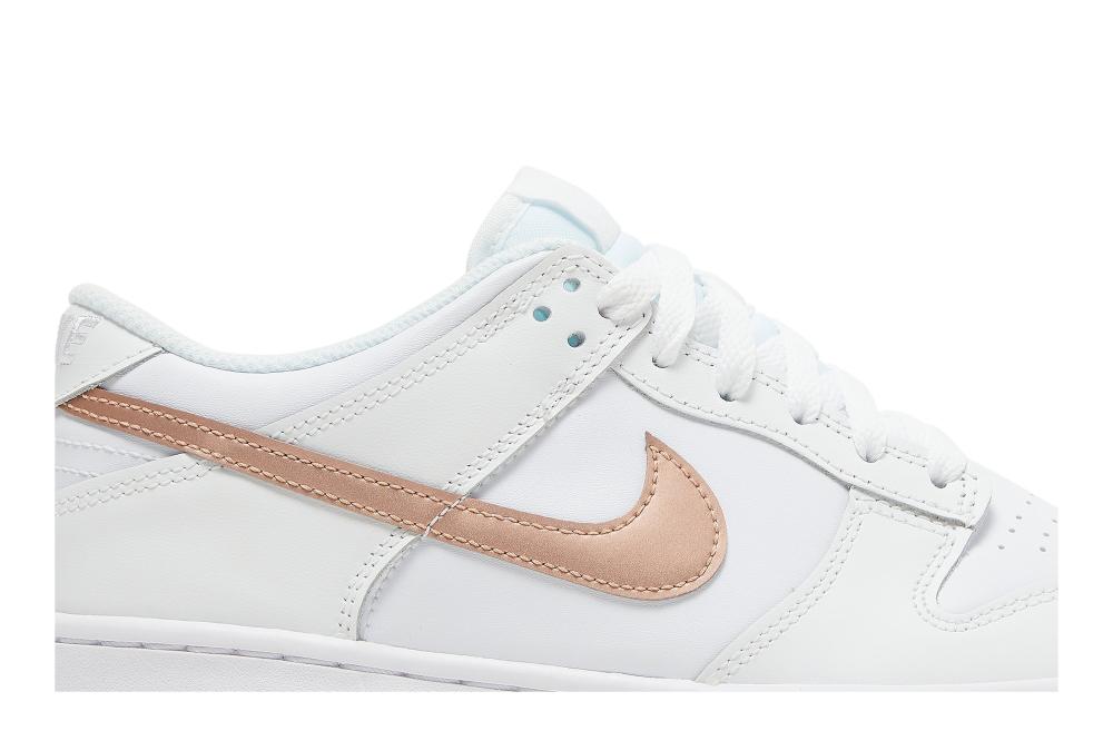 Dunk Low GS 'White Metallic Red Bronze'