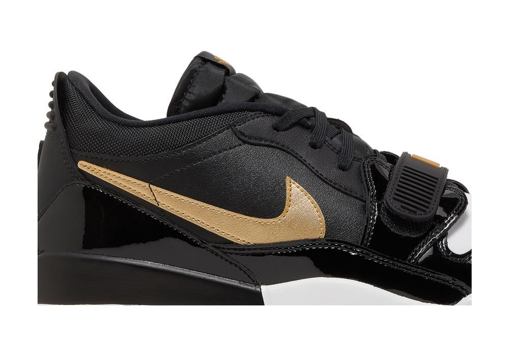 Jordan Legacy 312 Low 'Black Metallic Gold'