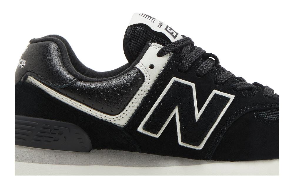 Wmns 574+ 'Black White'