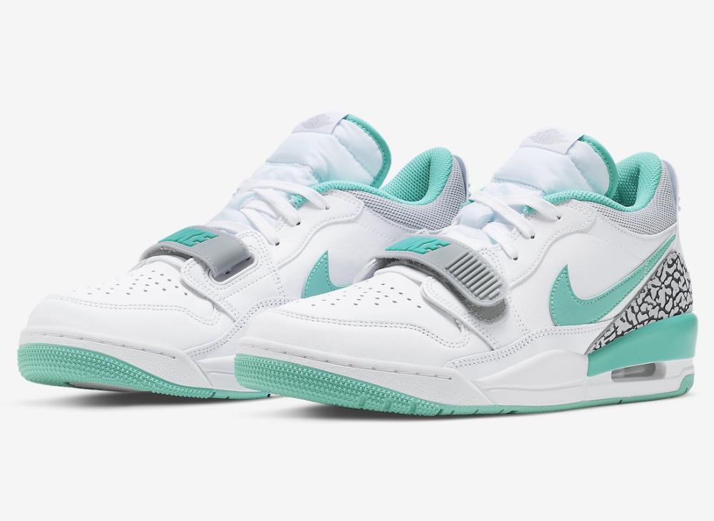 Jordan Legacy 312 Low 'White Washed Teal'
