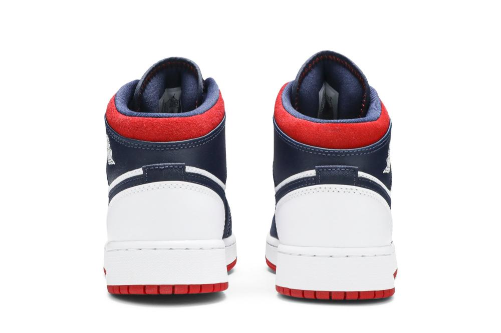 Air Jordan 1 Mid GS 'USA Olympic'
