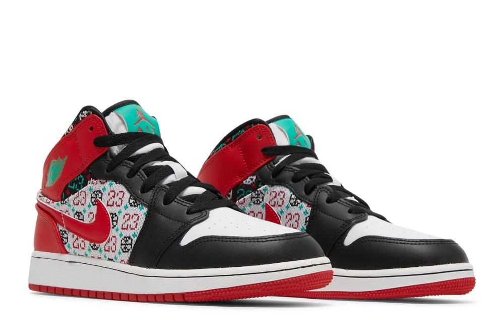 Air Jordan 1 Mid SE GS 'Ugly Christmas Sweater'