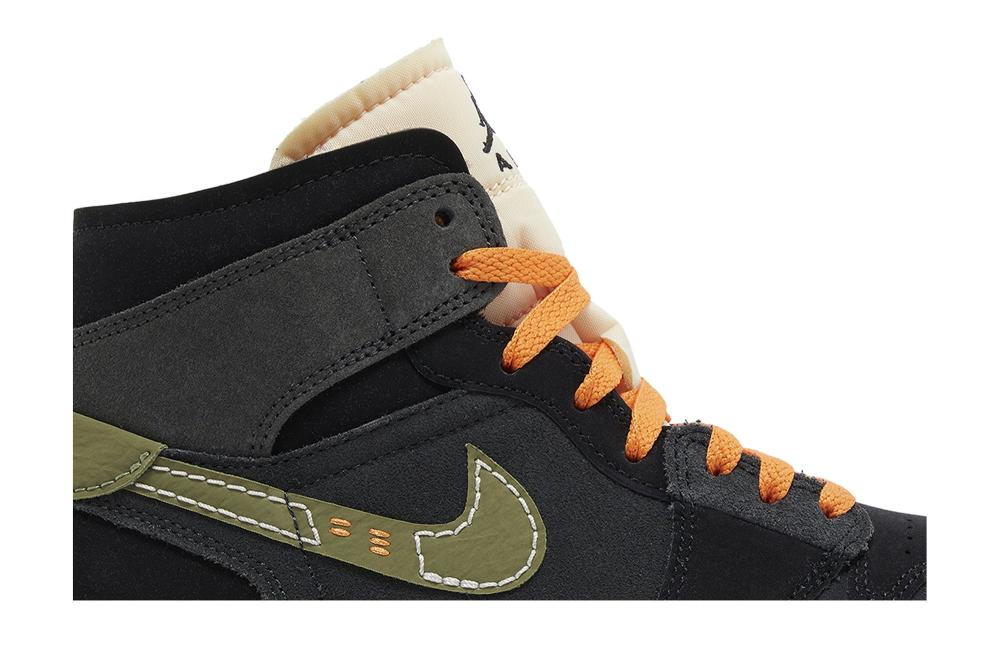 Air Jordan 1 Mid SE Craft 'Anthracite Light Olive'