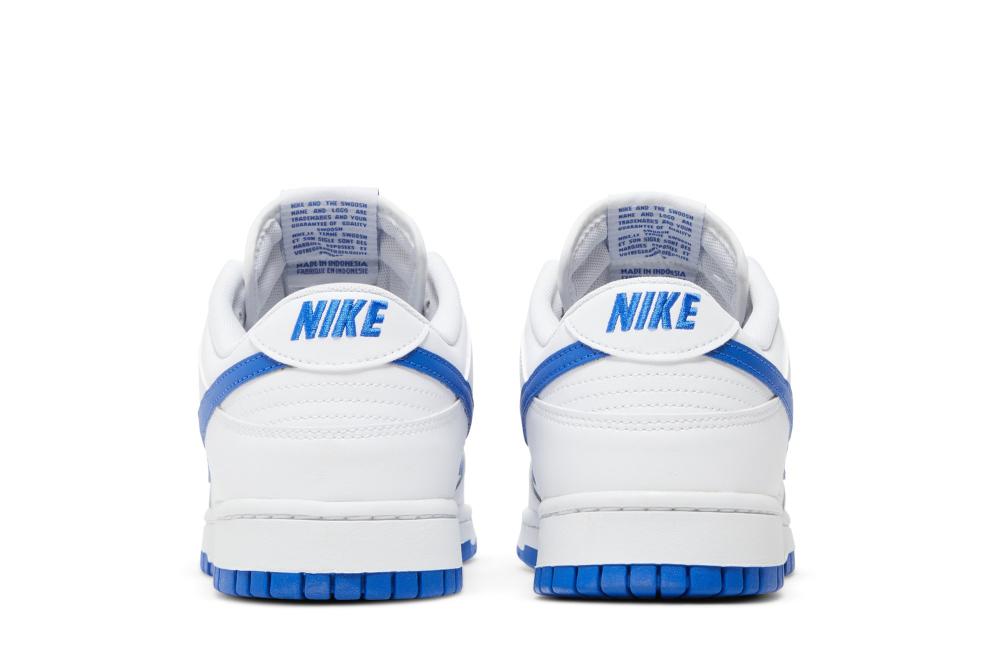 Dunk Low 'White Hyper Royal'