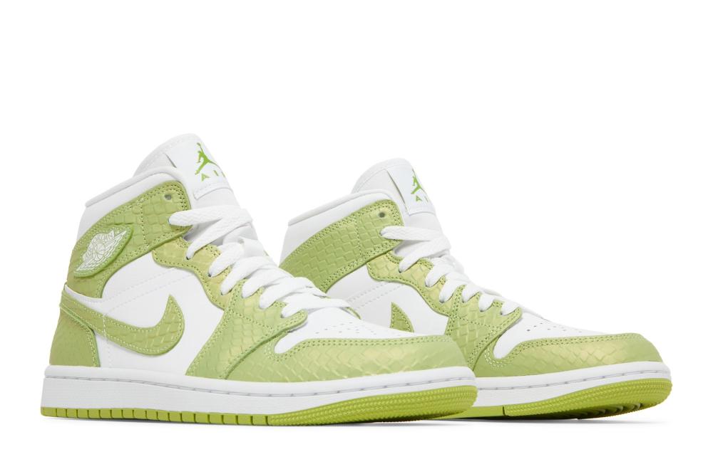 Wmns Air Jordan 1 Mid SE 'Green Python'