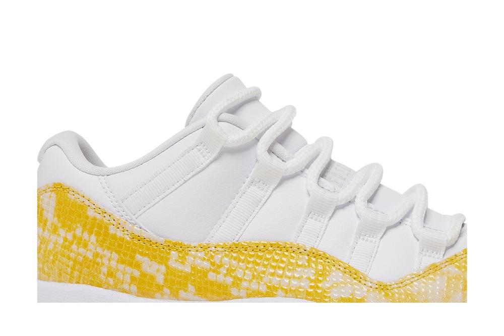 Wmns Air Jordan 11 Low 'Yellow Snakeskin'