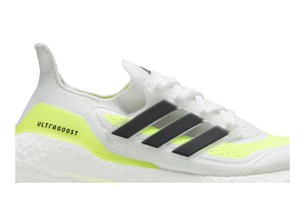 UltraBoost 21 'White Solar Yellow'