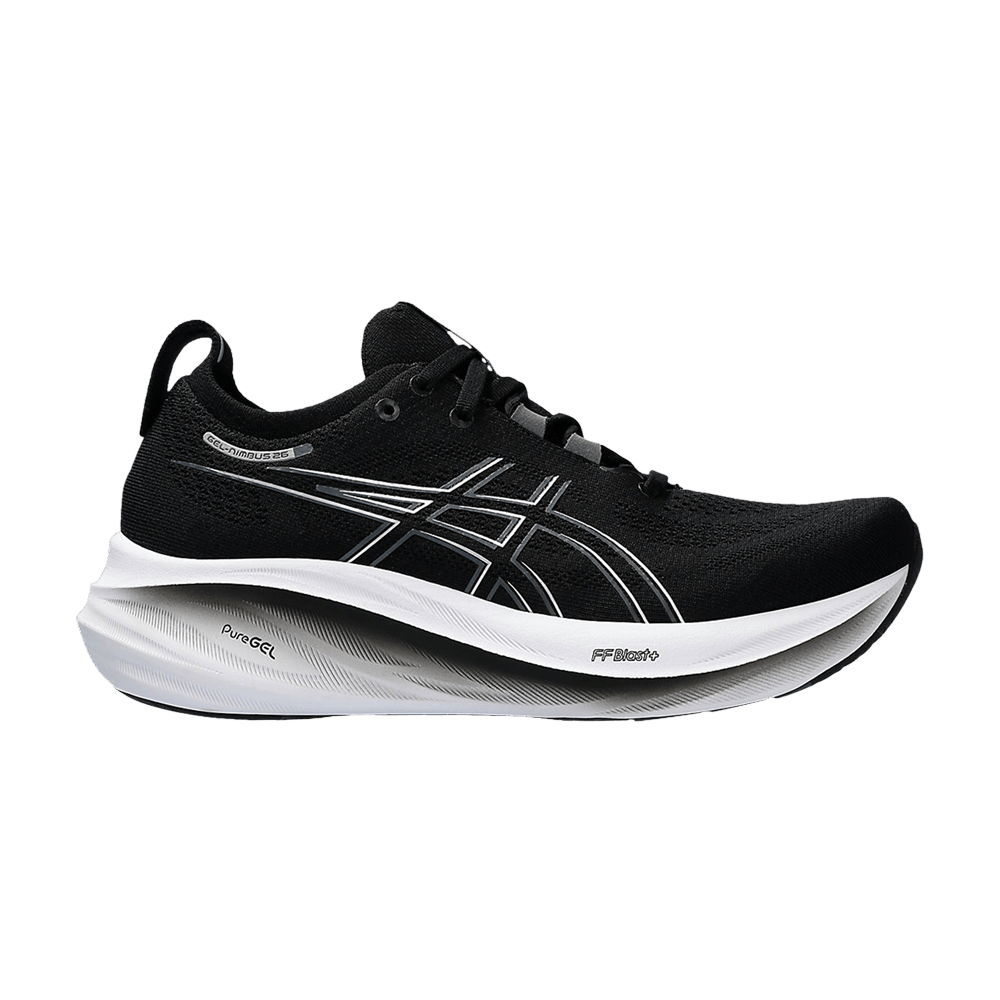 Wmns Gel Nimbus 26 Wide 'Black Graphite Grey'