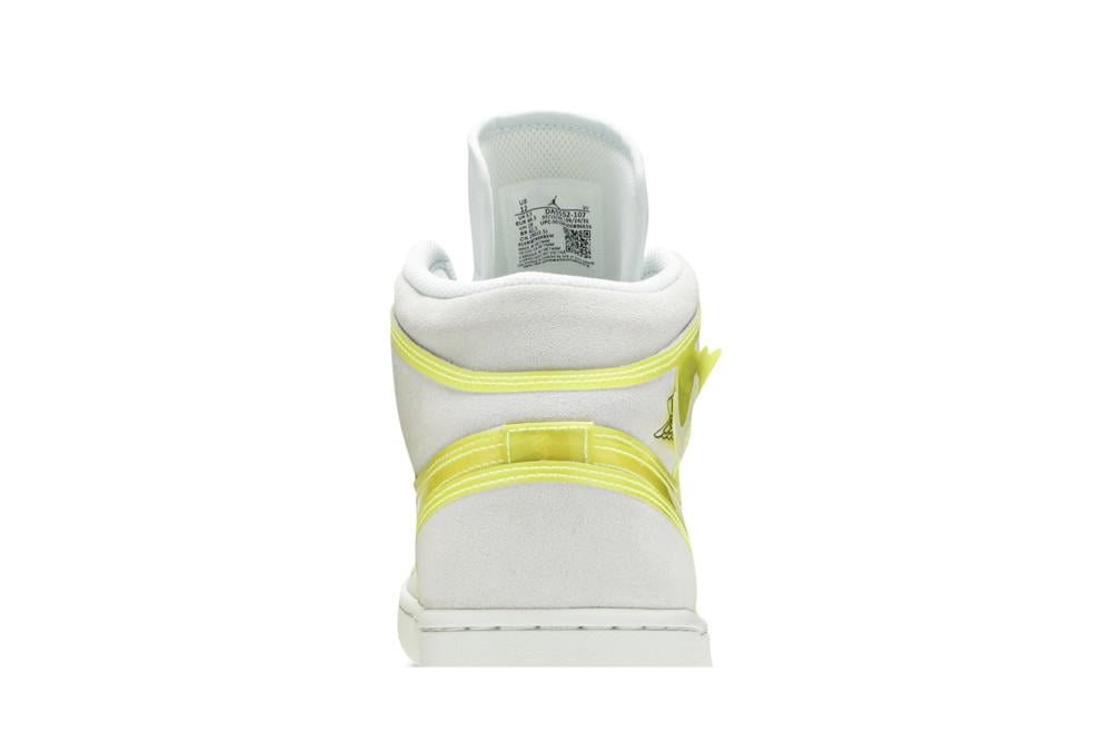 Wmns Air Jordan 1 Mid LX 'Off White Opti Yellow'