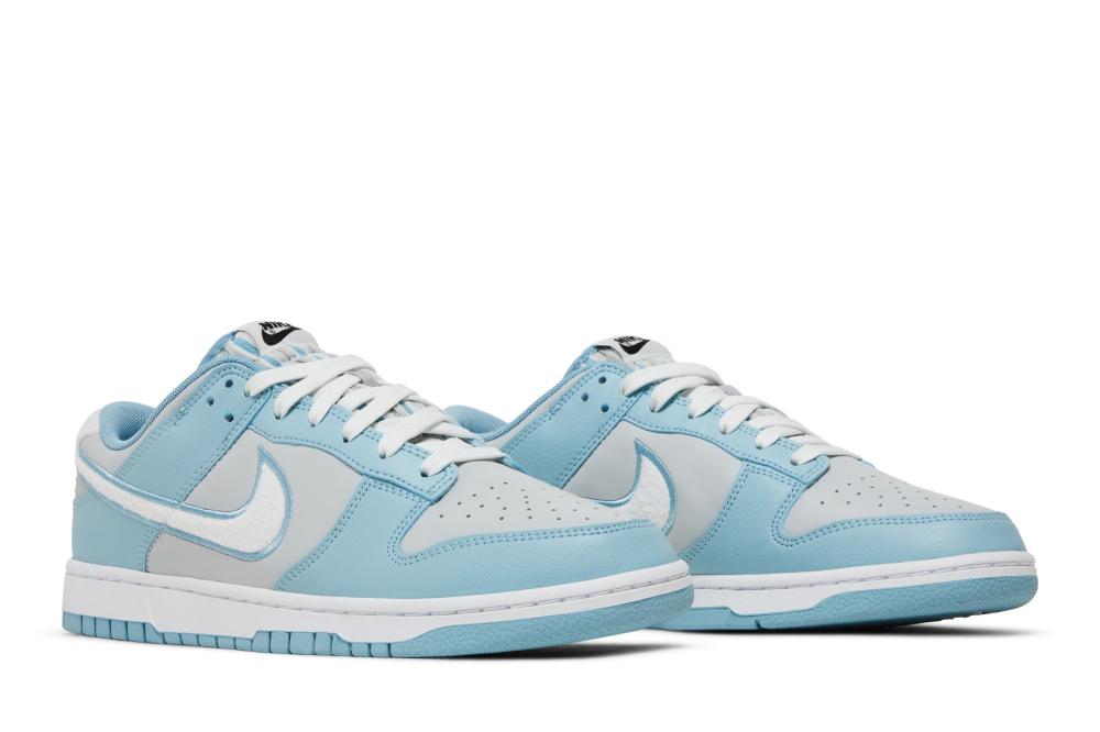 Dunk Low 'Fleece Swoosh - Light Blue'