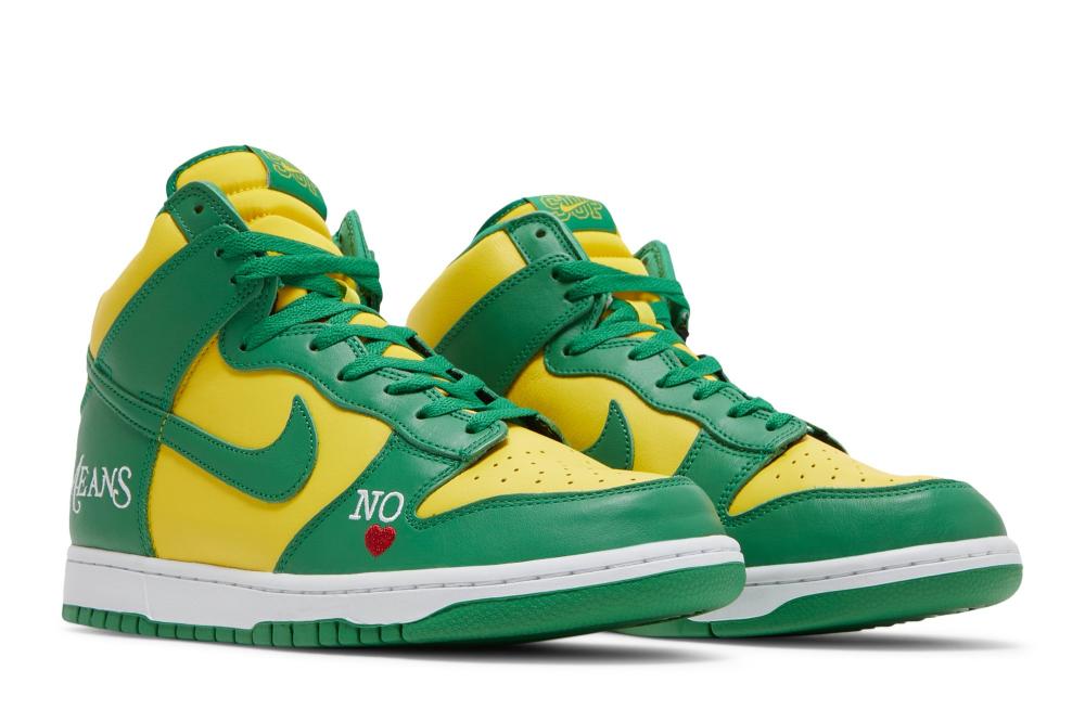 Supreme x Dunk High SB 'By Any Means - Brazil'