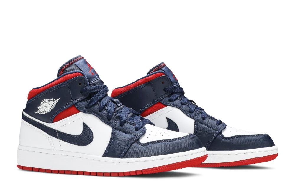 Air Jordan 1 Mid GS 'USA Olympic'
