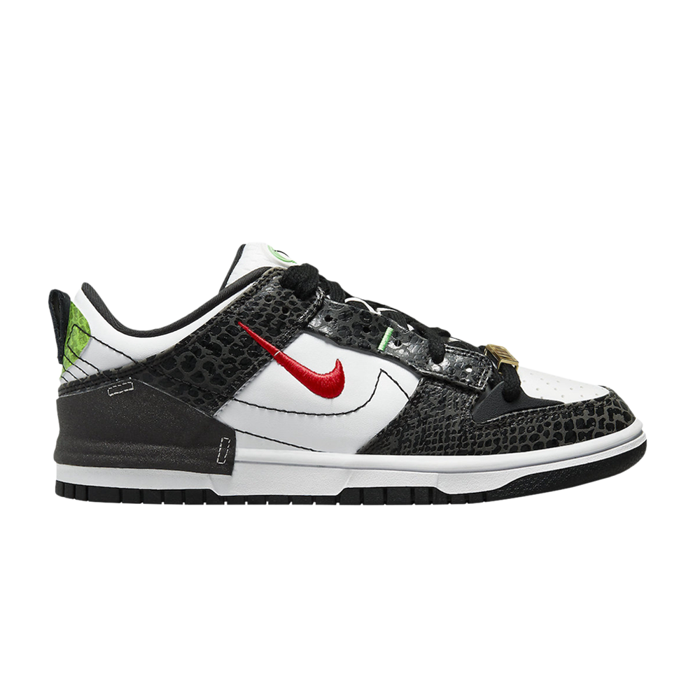 Wmns Dunk Low Disrupt 2 'Just Do It - Black Snakeskin'