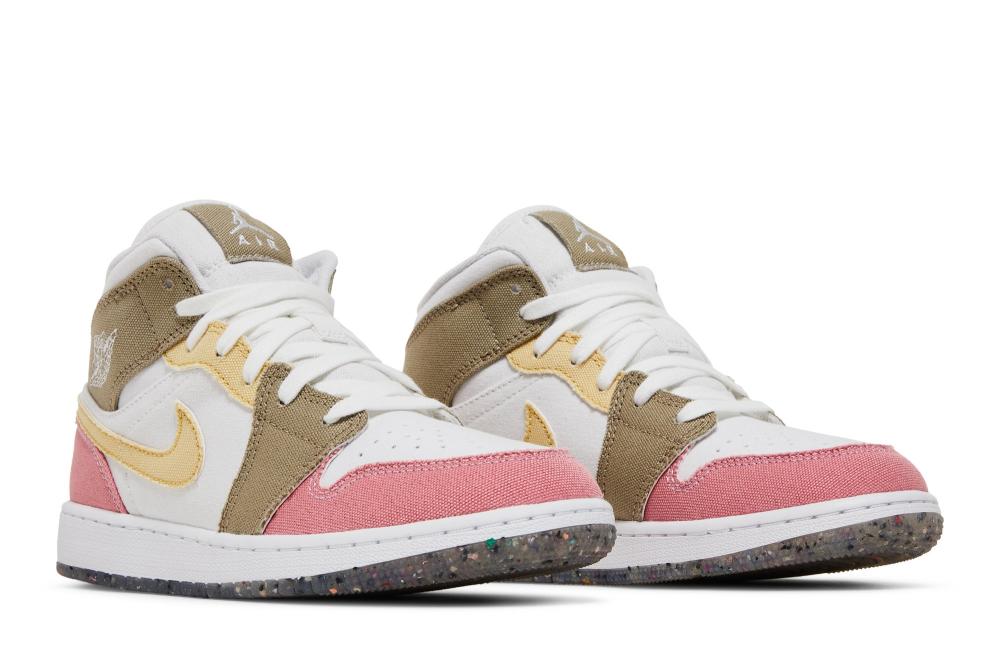 Air Jordan 1 Mid SE GS 'Pastel Grind'