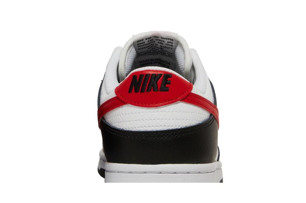 Dunk Low 'Black White Red'