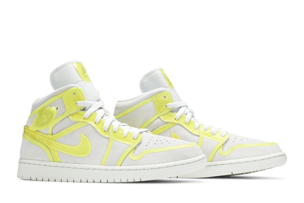 Wmns Air Jordan 1 Mid LX 'Off White Opti Yellow'