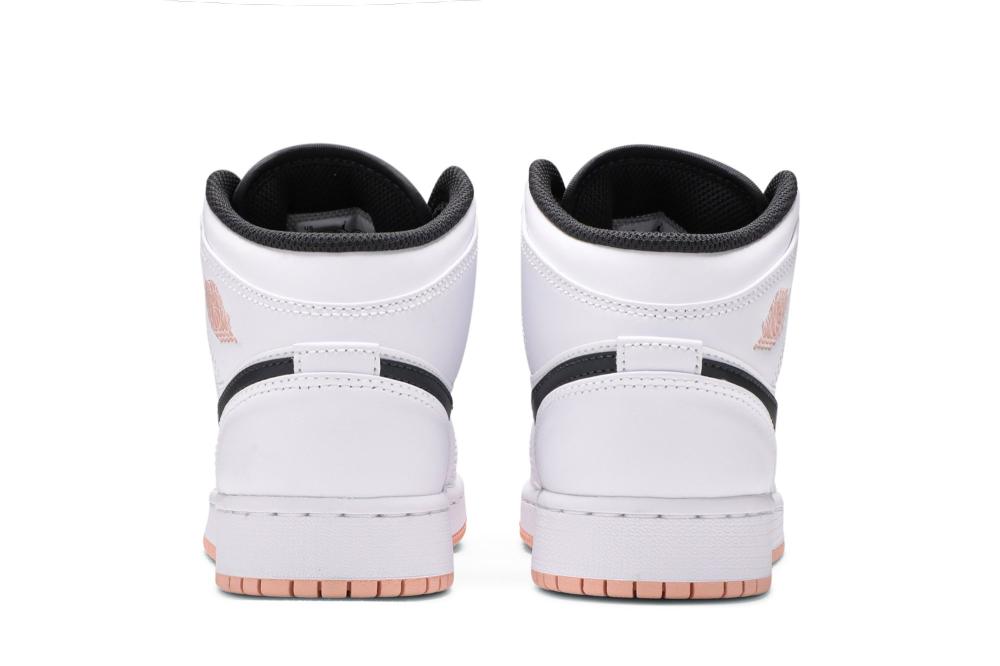 Air Jordan 1 Mid GS 'White Arctic Orange'