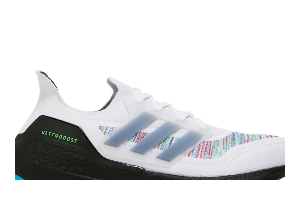 UltraBoost 21 'White Screaming Green'