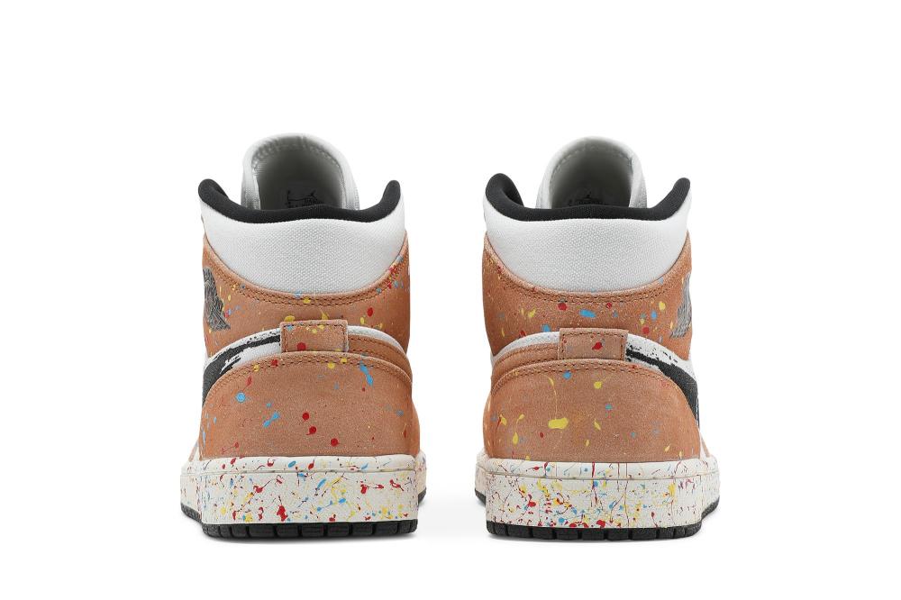 Air Jordan 1 Mid SE 'Brushstroke Paint Splatter'