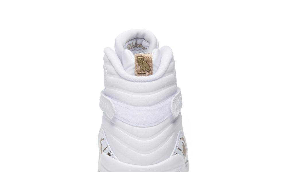 OVO x Air Jordan 8 Retro 'White'