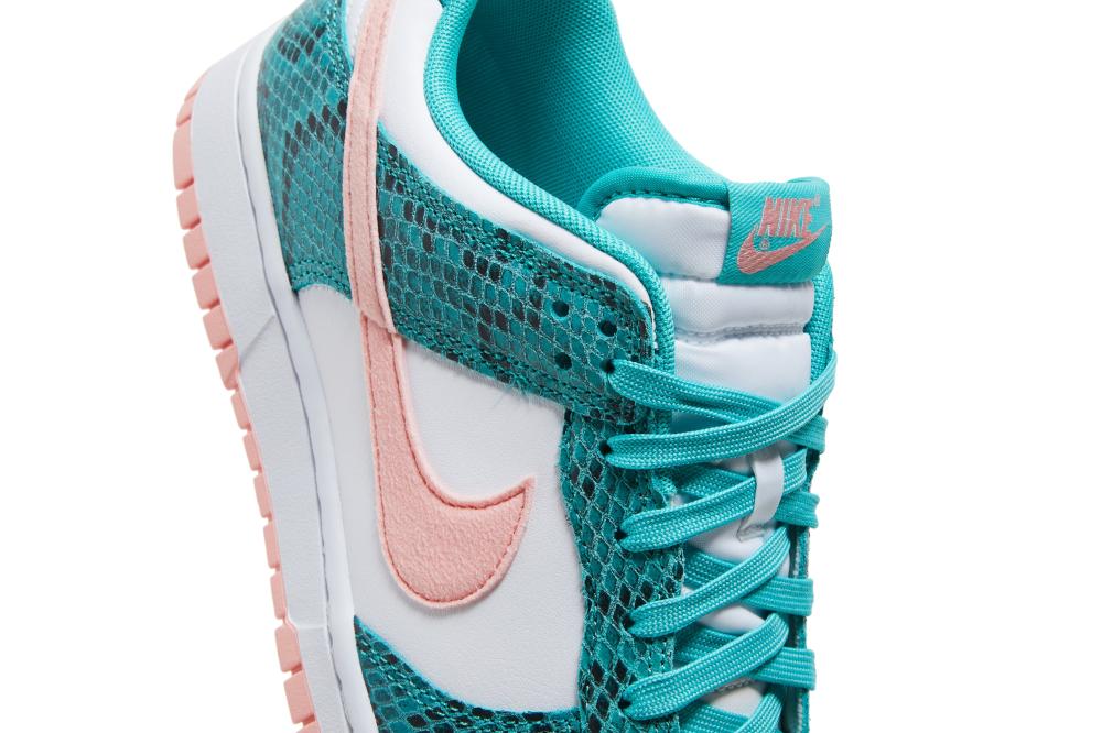 Dunk Low 'Washed Teal Snakeskin'