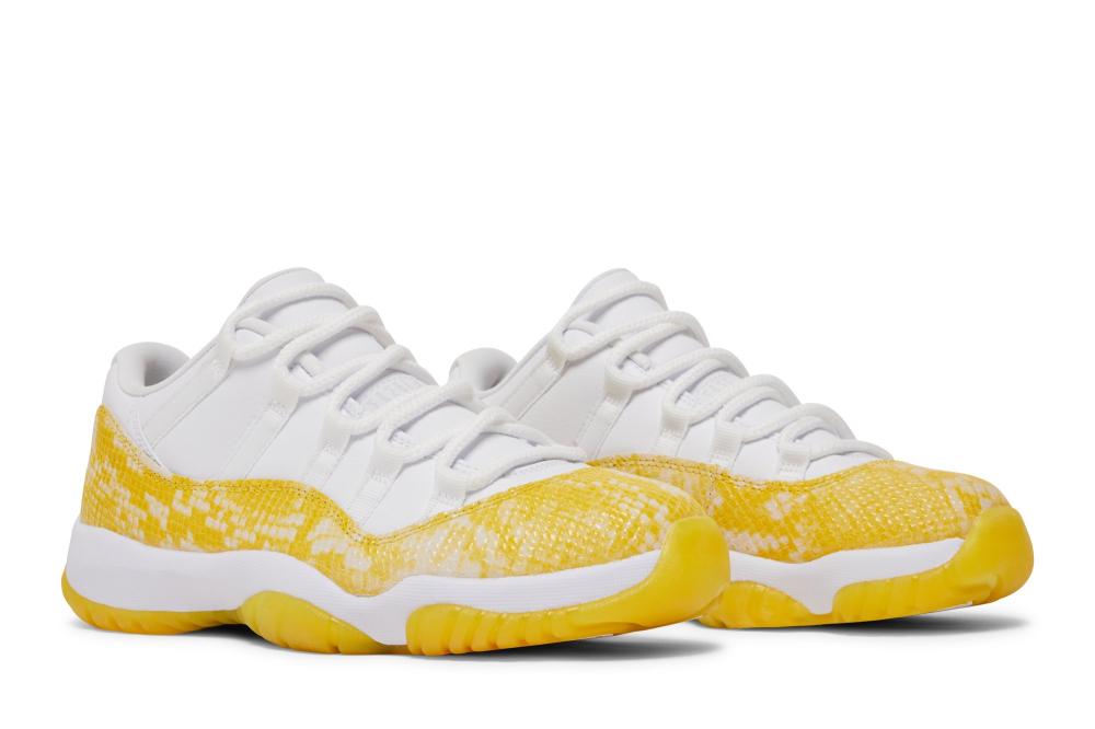 Wmns Air Jordan 11 Low 'Yellow Snakeskin'