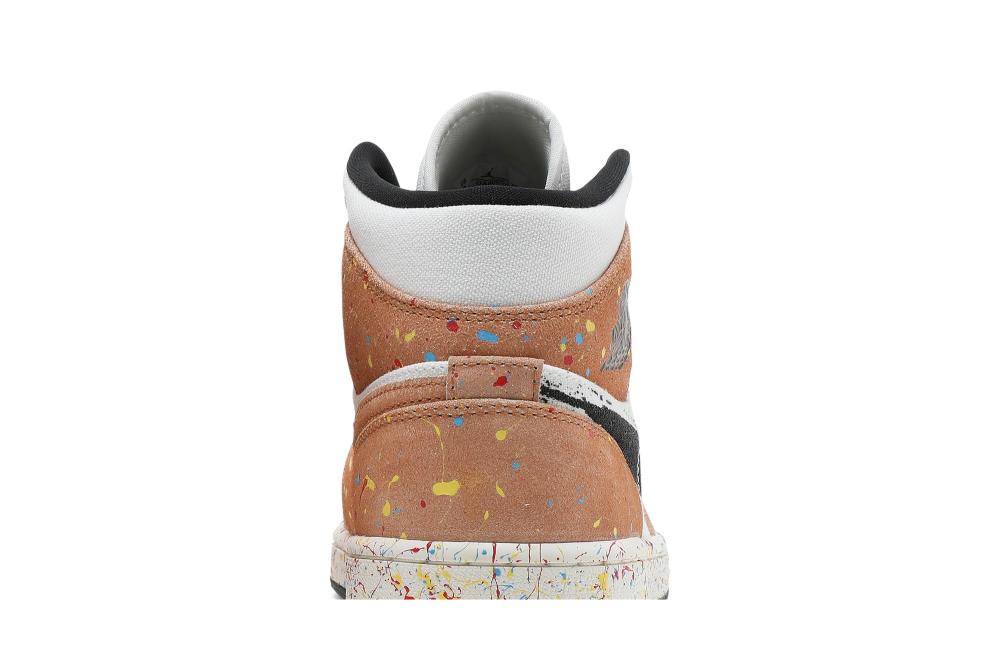 Air Jordan 1 Mid SE 'Brushstroke Paint Splatter'