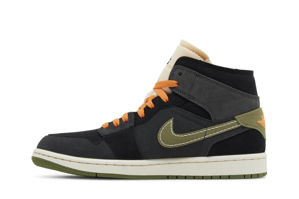 Air Jordan 1 Mid SE Craft 'Anthracite Light Olive'