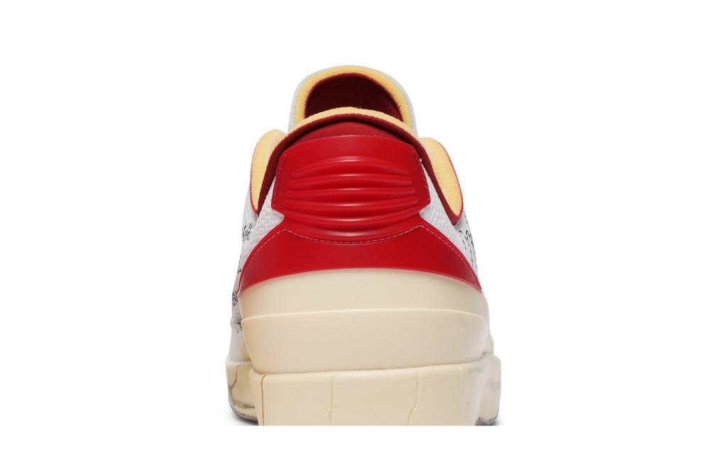 Off-White x Air Jordan 2 Retro Low SP 'White Varsity Red'