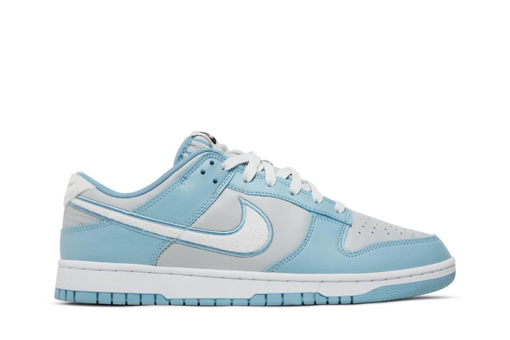 Dunk Low 'Fleece Swoosh - Light Blue'