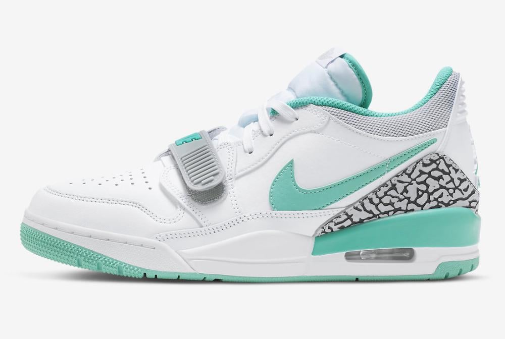 Jordan Legacy 312 Low 'White Washed Teal'