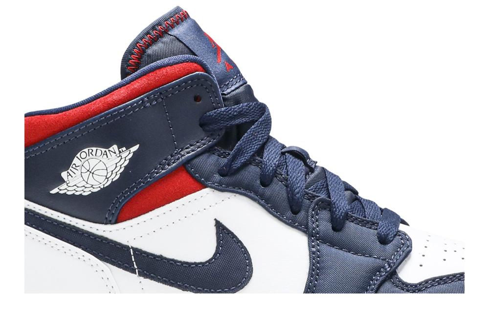 Air Jordan 1 Mid GS 'USA Olympic'