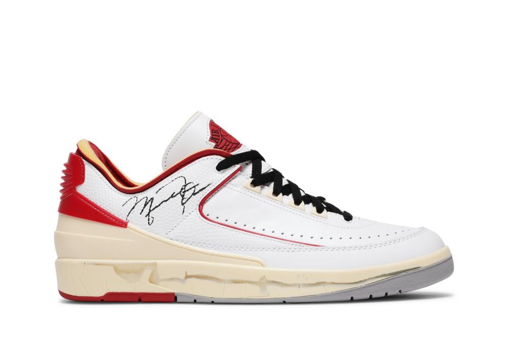 Off-White x Air Jordan 2 Retro Low SP 'White Varsity Red'