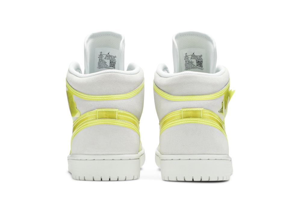 Wmns Air Jordan 1 Mid LX 'Off White Opti Yellow'