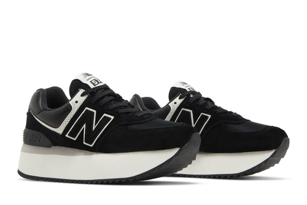 Wmns 574+ 'Black White'