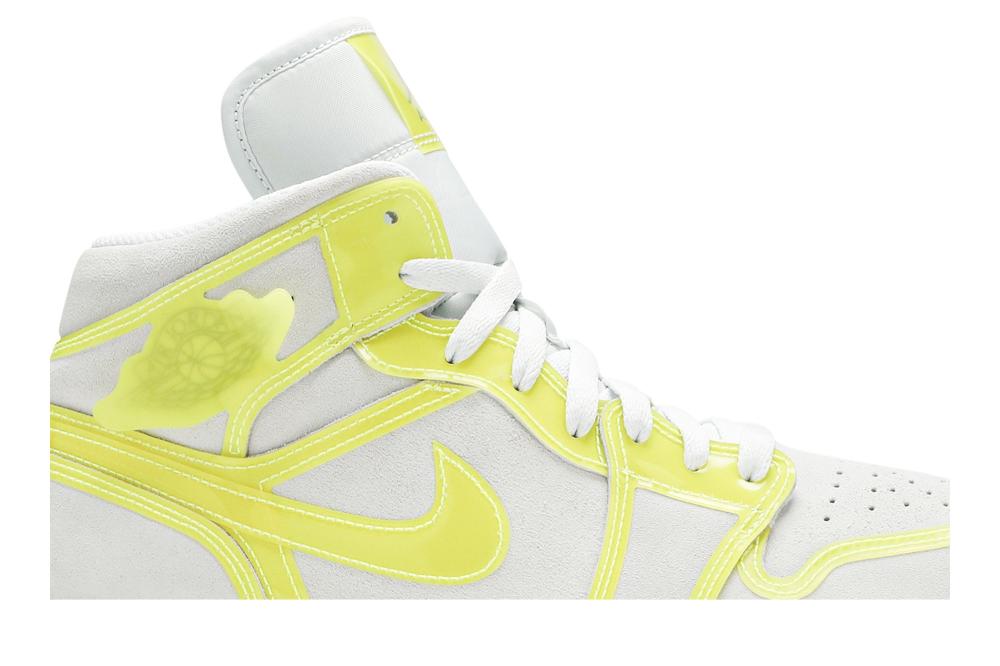 Wmns Air Jordan 1 Mid LX 'Off White Opti Yellow'